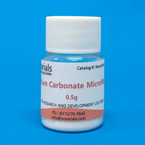 Calcium Carbonate Microfibers (1um×10um)